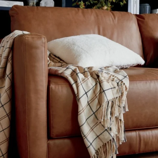 Gather Leather 2 Seat Sofa