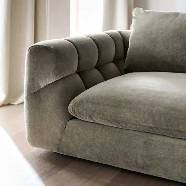 Ruvira Velvet Deep Seat Sofa