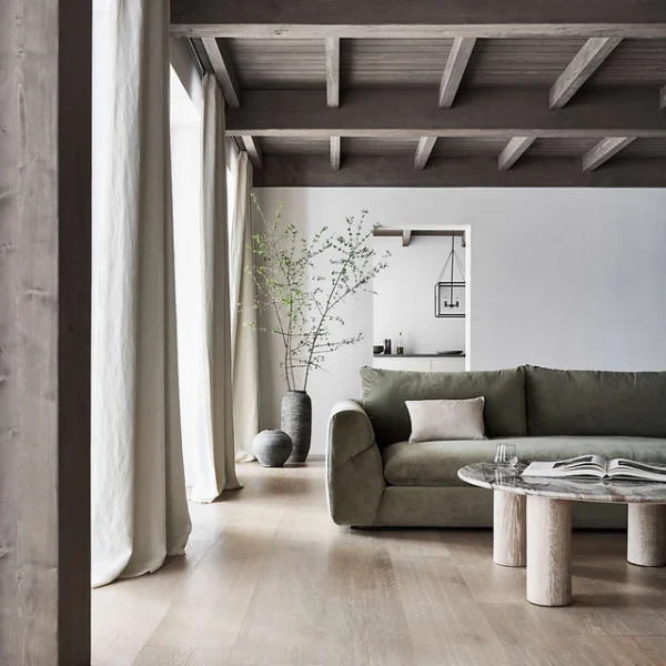 Ruvira Velvet Deep Seat Sofa