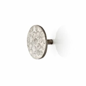 Full Moon Button - silver
