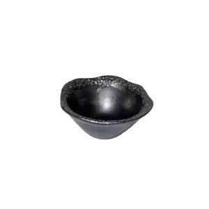 Coral Bowl - Black, 8cm