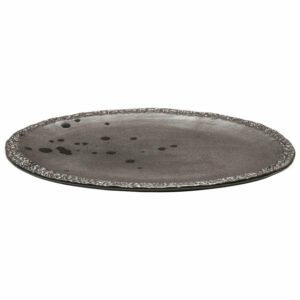 Mamba Oval Serving Platter - Black, 33x23cm