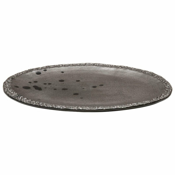 Mamba Oval Serving Platter - Black, 33x23cm