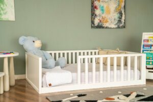 Toddlers House Bed - White