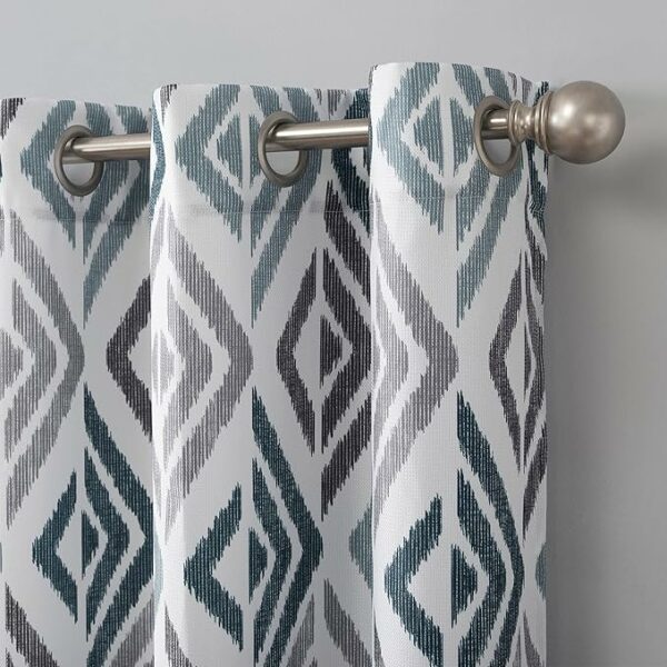 Velvet Sabia Curtains-Modern Multi Colour