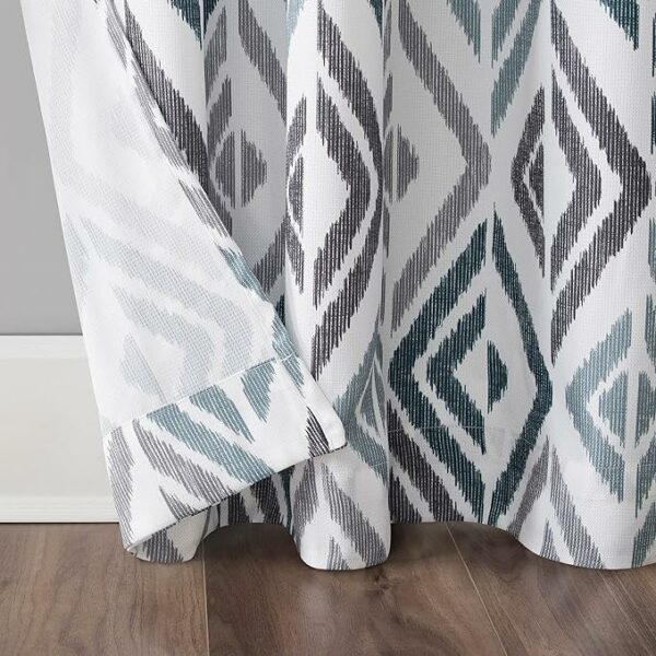 Velvet Sabia Curtains-Modern Multi Colour