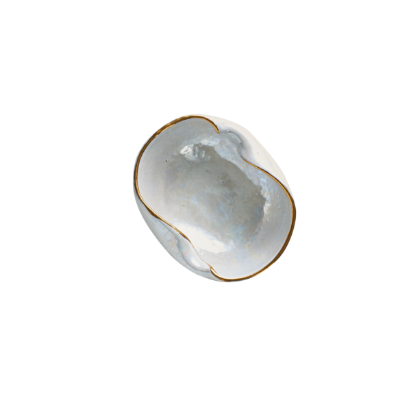 Wave Salad Bowl White