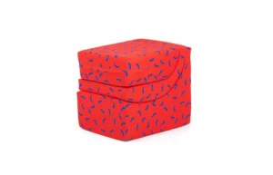 Foldable Chaise Longue - Ribless - Red Outdoors, 150*60*70 cm