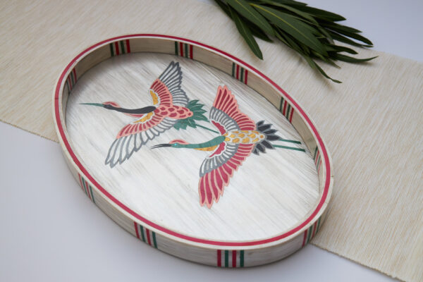 Bright color bird tray