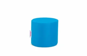 Regular Size Pouf - Rummy - Light Blue Indoors, 45*45*40 cm