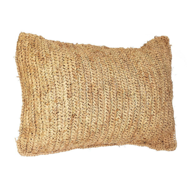 Rectangle Raffia Cushion