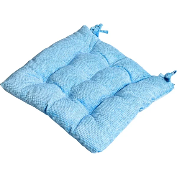Velvet Premium Baby Blue Seat Cushion