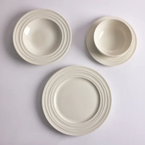 Quality Echo Dinner Set - 52 Pieces for 12 People