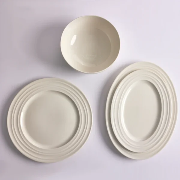 Quality Echo Dinner Set - 52 Pieces for 12 People