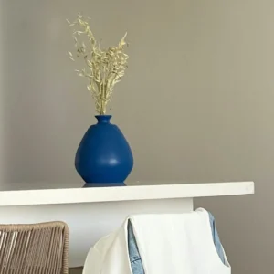 Azure elegance vase