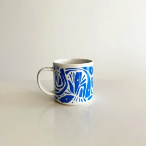 Mediterranean blue mug