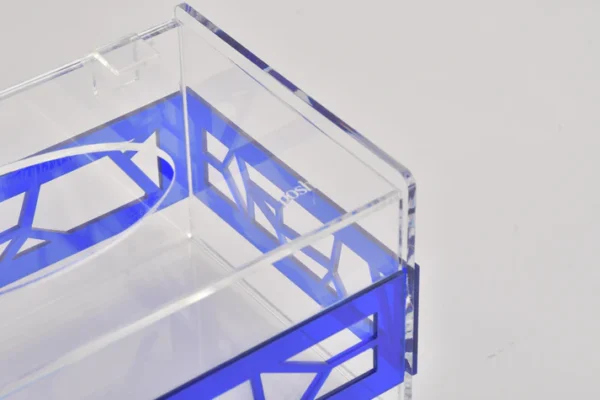 Blue tissue box
