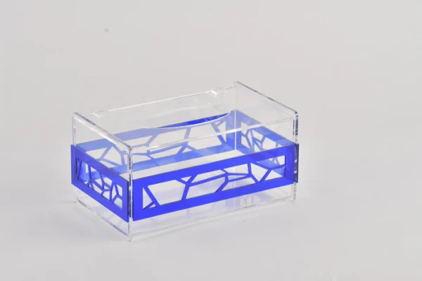 Blue tissue box