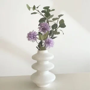 Donut pottery vase