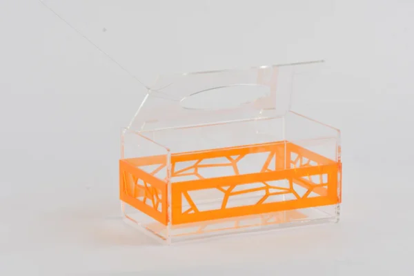 Orange tissue box