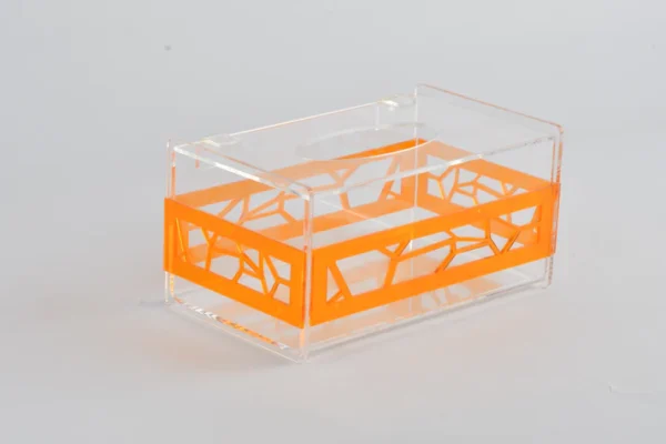 Orange tissue box
