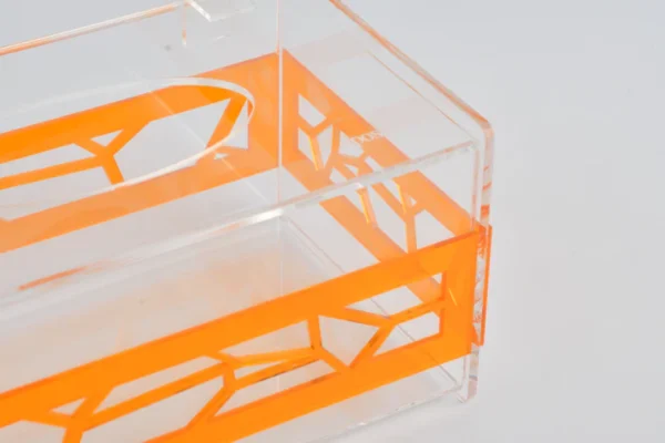 Orange tissue box