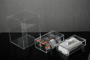 transparent set(basket+tissue box+tea box)