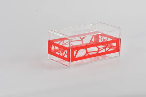 Red tissue box