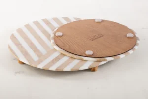 Service Plate - Mixed color - Large Without Cup Holder