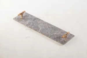 Elegance Trio Serving Tray - Gray