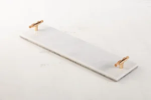 Elegance Trio Serving Tray - White