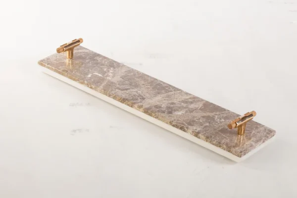Elegance Trio Serving Tray - Beige