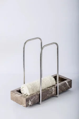 Elite Towels Holder - Brown - Brown