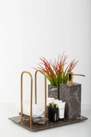 Royal Set - Brown / Gold Matte - Cream, 23x35 Cm