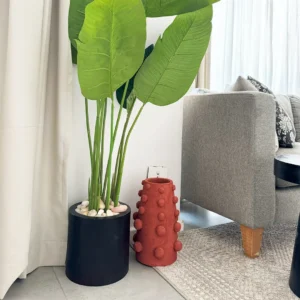 Earthy textured vase