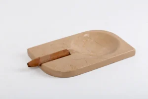 Handmade cigar ashtray (JO) - Beige