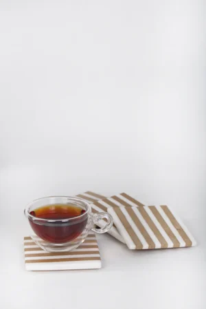 Coasters - Square / Beige / narrow