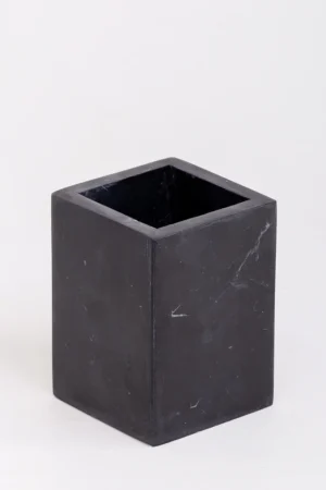 MINI FLOWER POT - Black - Black, 8.5 x 8.5 CM - 14 CM Height