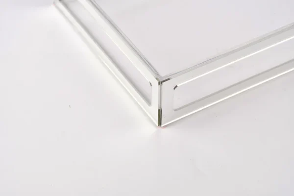 Silver framed serving tray