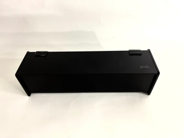 Black tissue box
