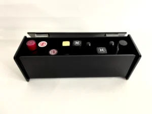 Black tissue box