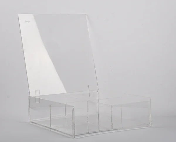 Transparent tea box 12 slots