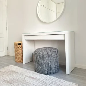Narol Gray Pouf