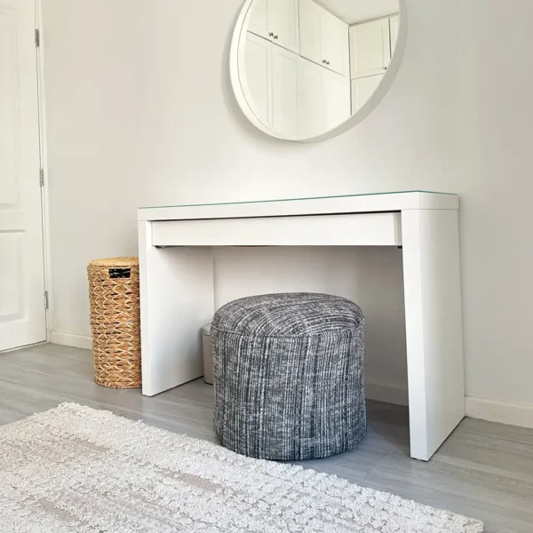 Narol Gray Pouf