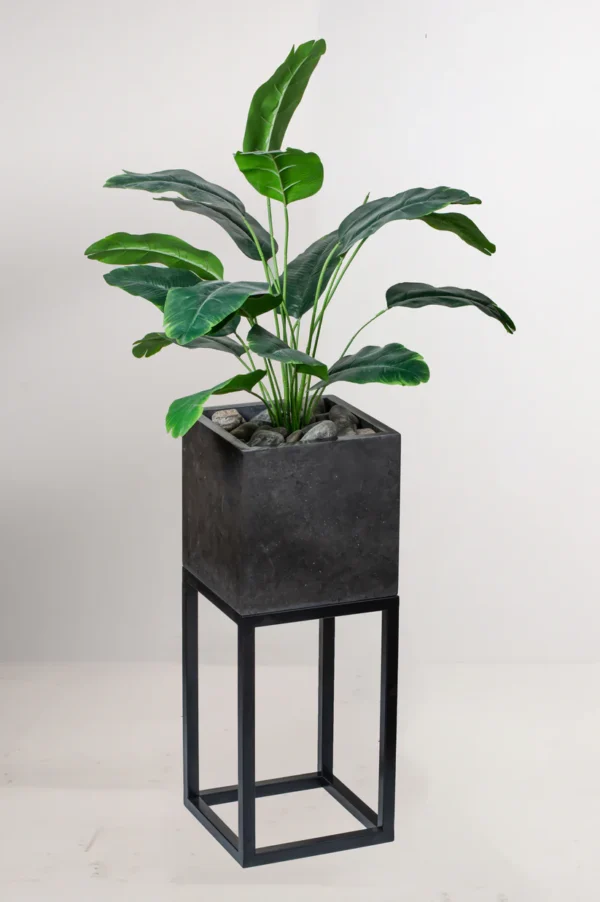 Planter Pot (Black Horizon) - Small / Black