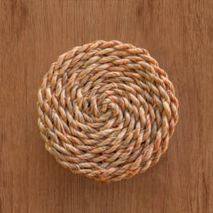 Halfa round coaster-natural