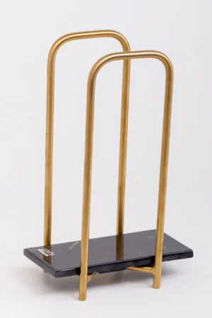 Elegant Towels Holder - Small - Black