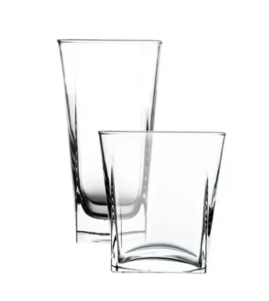 Pasabahce Carre Tumblers Set - 12 Pieces