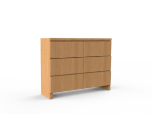 Clay Dresser - 120x90x40cm