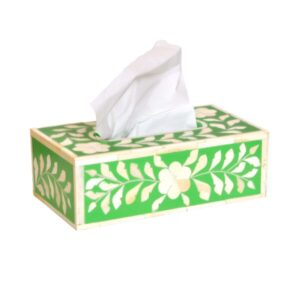 Green Moroccan Tissue Box